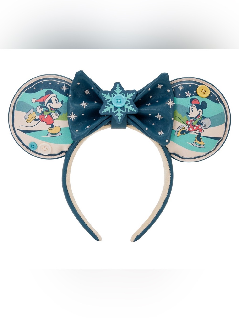 Loungefly Disney Mickey & Minnie Holiday Ear
Headband 🆕🆕🆕